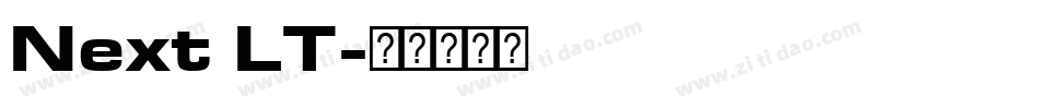 Next LT字体转换